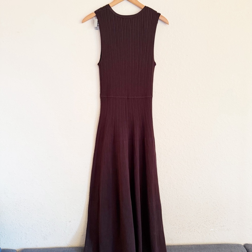 Z Supply Elba Java Brown Midi Dress Size Large - Picture 8 of 8